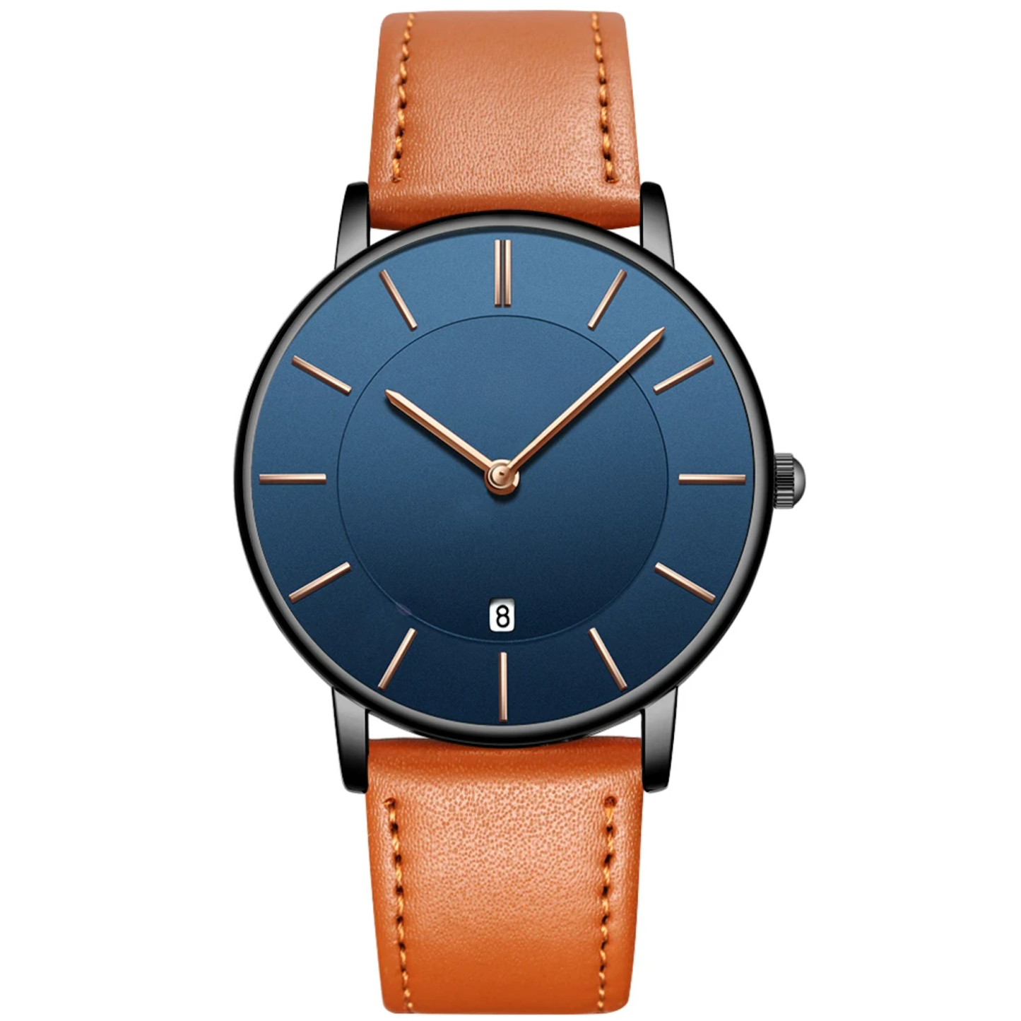 Tyme Horloge - Heren - 39.5mm - Blauw - Horloges voor Mannen - Cadeauverpakking